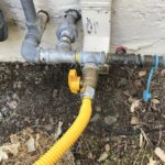Yellow Stainless Flexible Hose Pipe End