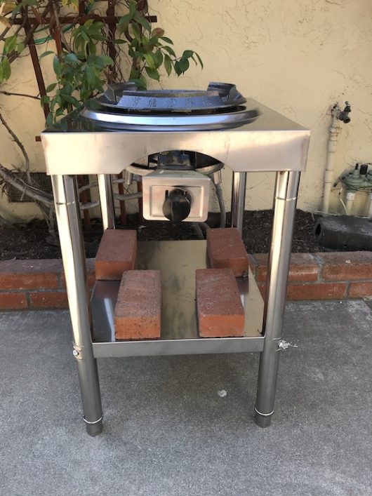 Stove Stand Stainless
