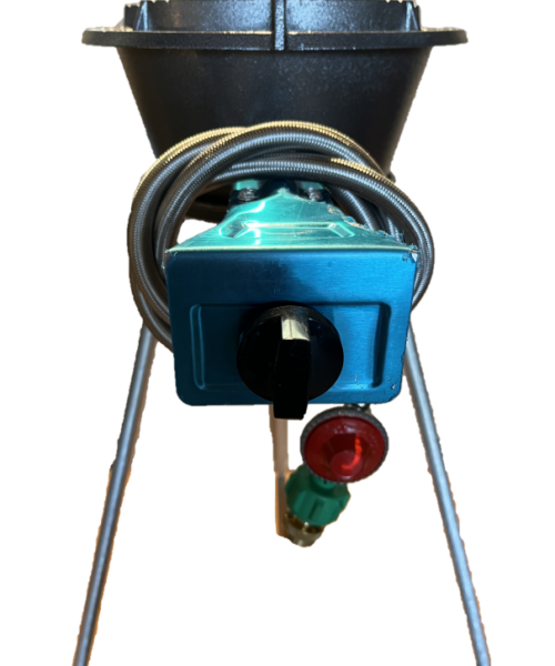 PowerFlamer propane 160 plus integrated electronic ignition long legs for tank and bottle